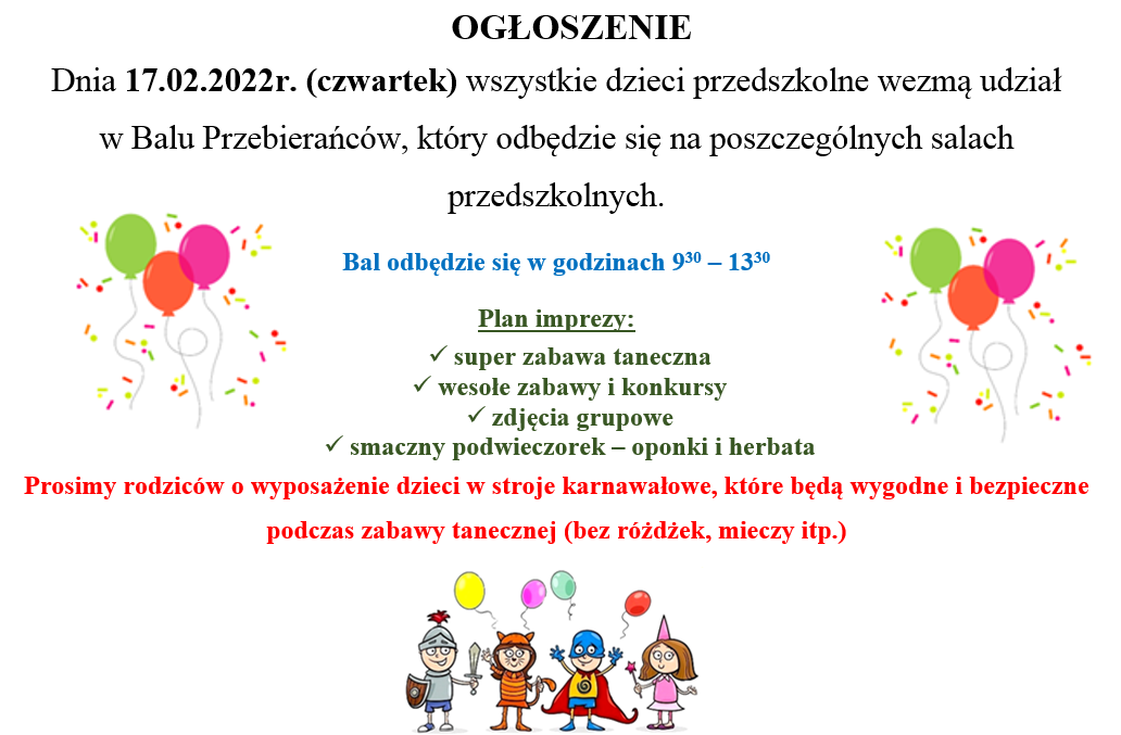 00. Bal karnawałowyFilie .2022