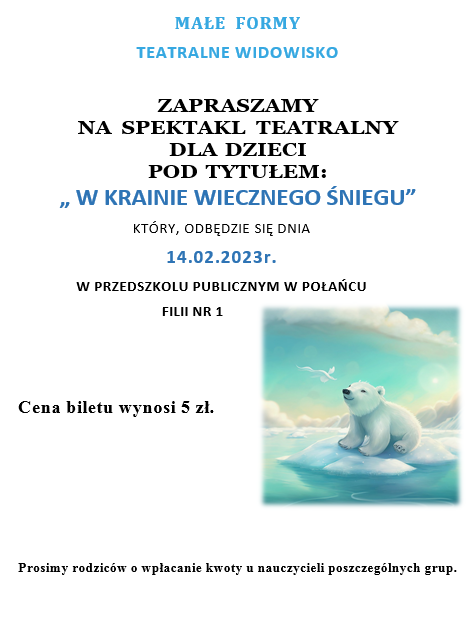 Teatrzyk luty 2023 Filia Nr 2