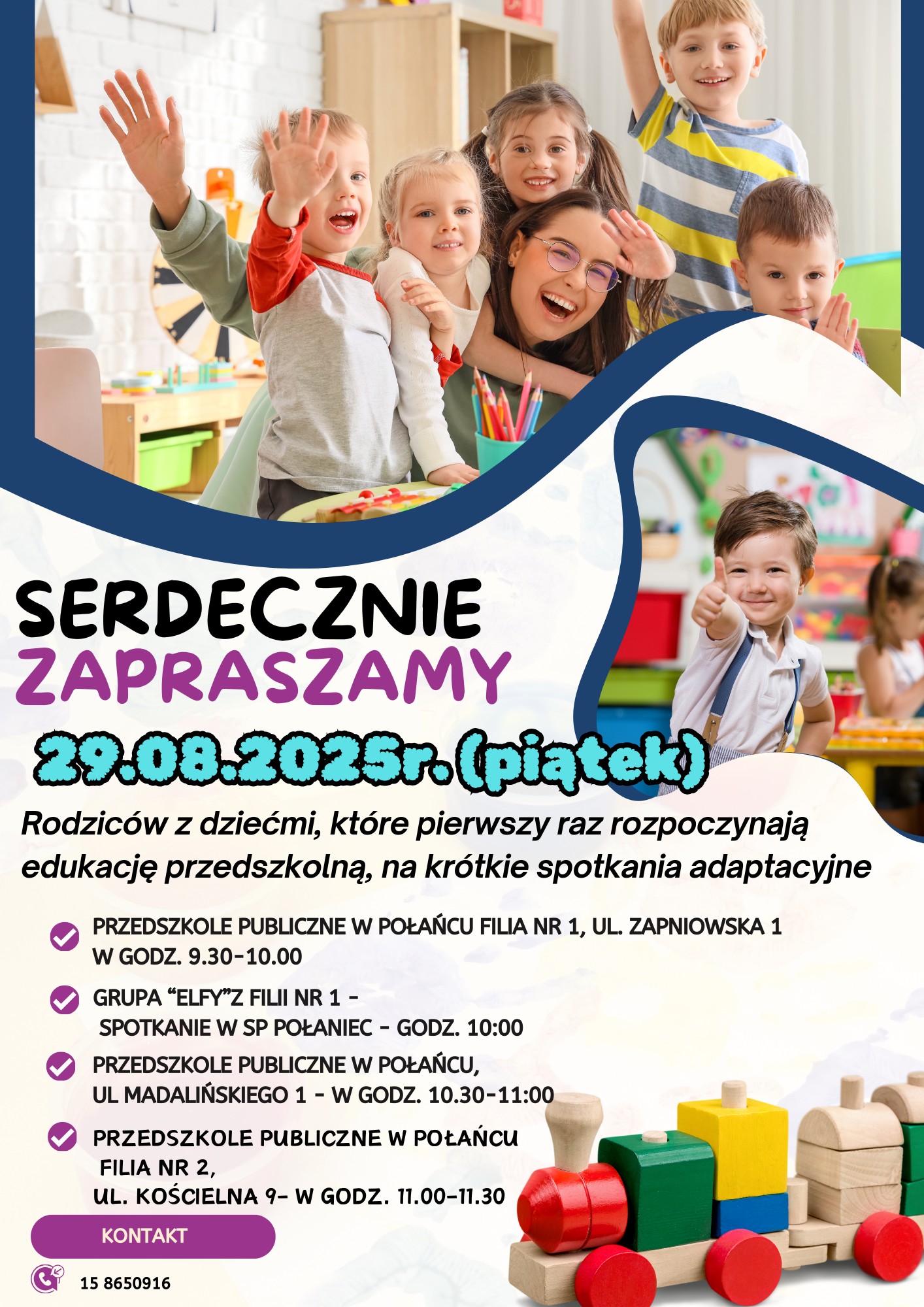 zajęcia otwarte w przedszkolu 2025