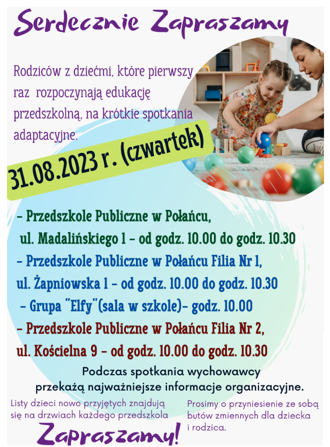 Dzień adaptacyjny