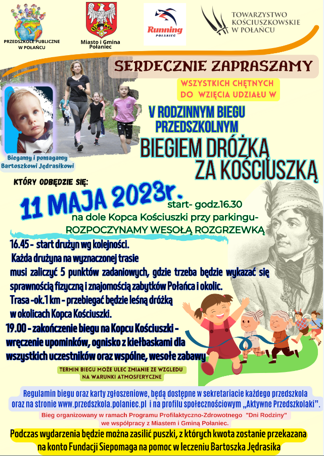 Plakat biegu