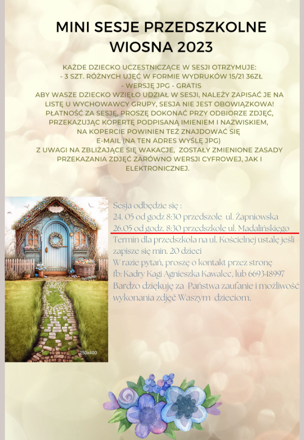 Sesja zdjęciowa