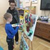 Biedronki poznają pracę malarza