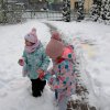 Jeżyki malują śnieg