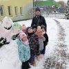 Jeżyki malują śnieg