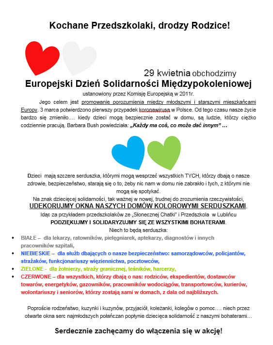 Kochane Przedszkolaki 